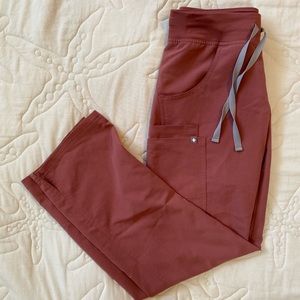 Mauve figs xxs petite kade pants